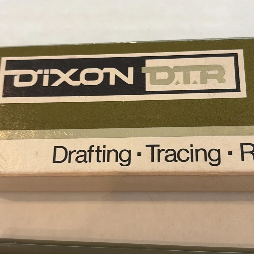 Vintage Dixon DTR Drafting Tracing Reproduction Pencils No 7500 4B Lot of 10